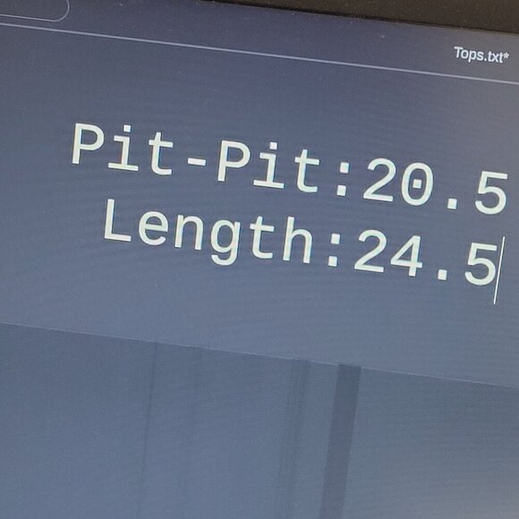 Chico's Womens Leaf Print Top 2/ L Pima Cotton Beige Black JCT - Picture 3 of 6